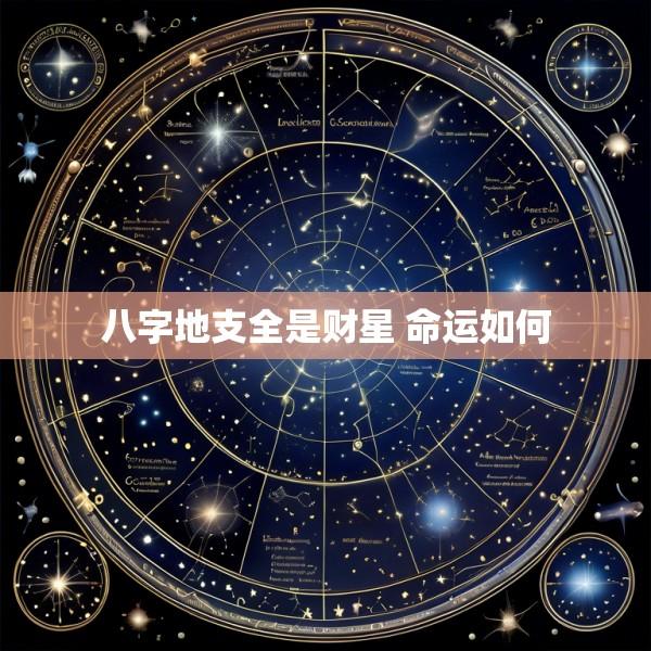 八字地支全是财星 命运如何