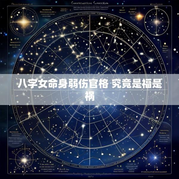 八字女命身弱伤官格 究竟是福是祸