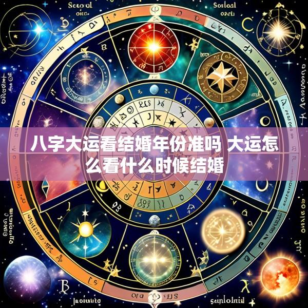 八字大运看结婚年份准吗 大运怎么看什么时候结婚