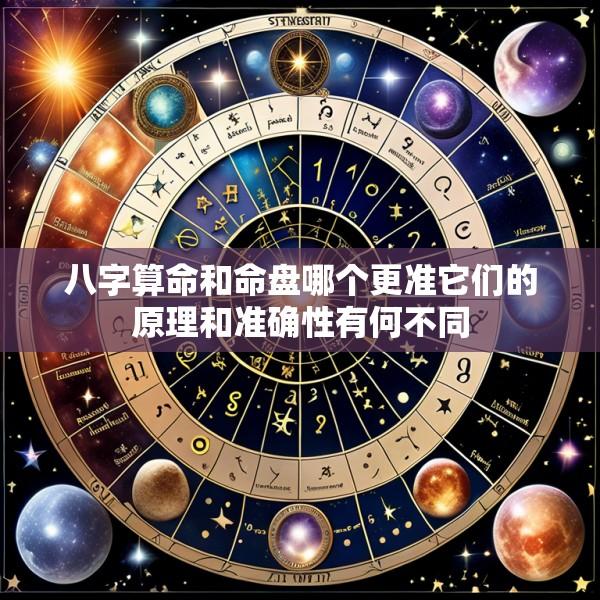 八字算命和命盘哪个更准它们的原理和准确性有何不同