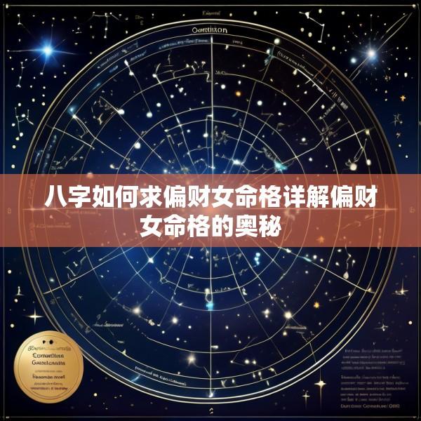 八字如何求偏财女命格详解偏财女命格的奥秘