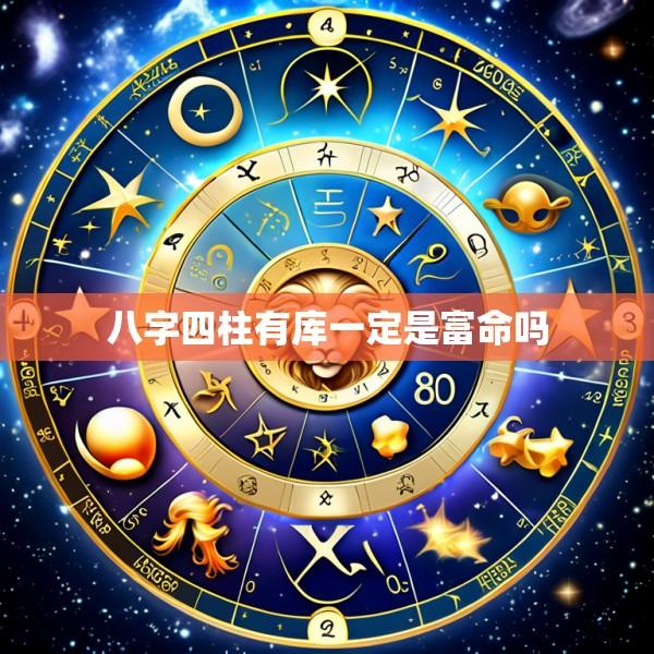 八字四柱有库一定是富命吗