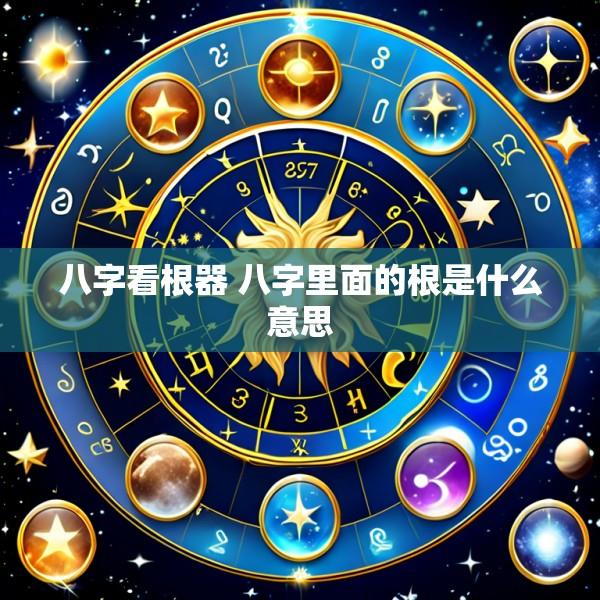 八字看根器 八字里面的根是什么意思