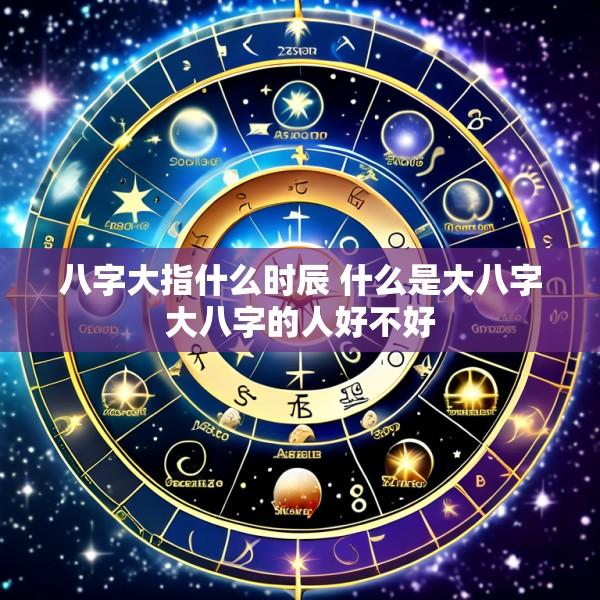 八字大指什么时辰 什么是大八字大八字的人好不好