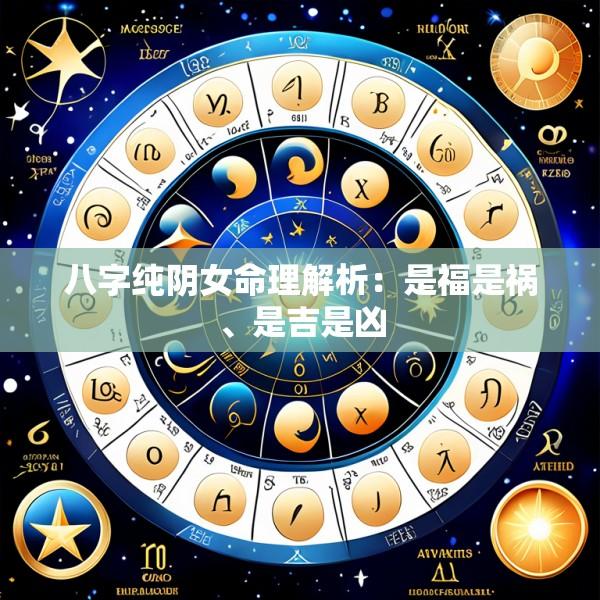 八字纯阴女命理解析：是福是祸、是吉是凶