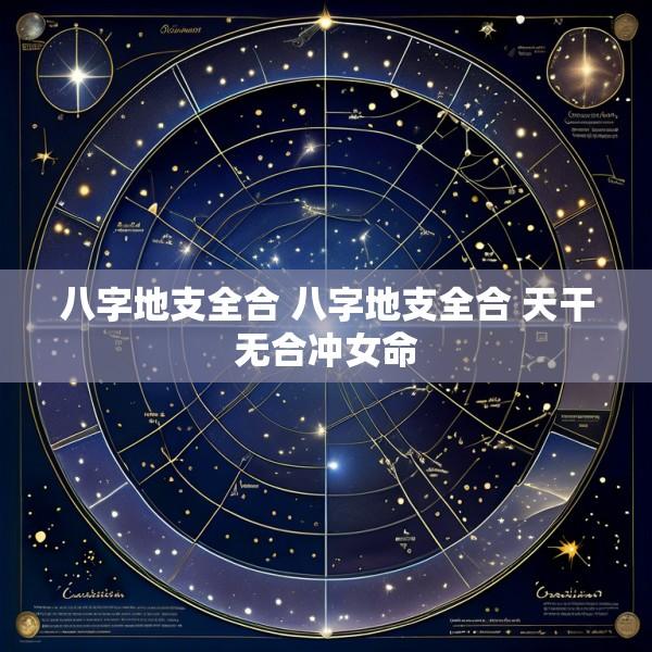 八字地支全合 八字地支全合 天干无合冲女命