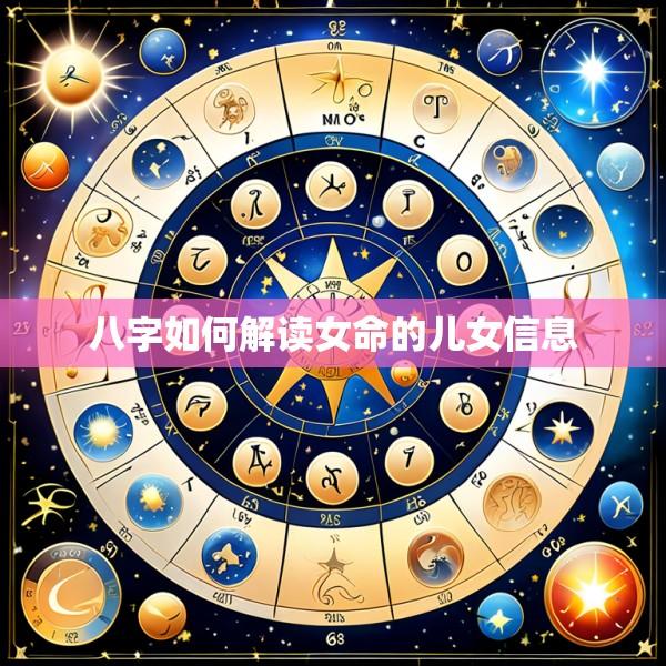 八字如何解读女命的儿女信息