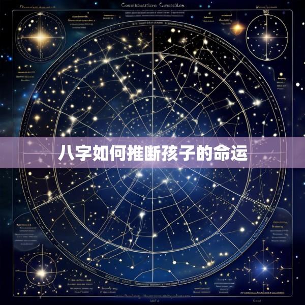 八字如何推断孩子的命运