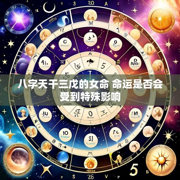 八字天干三戊的女命 命运是否会受到特殊影响
