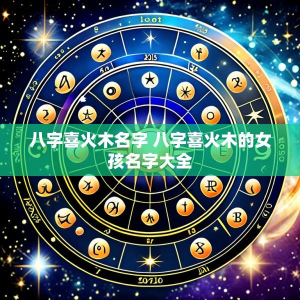 八字喜火木名字 八字喜火木的女孩名字大全