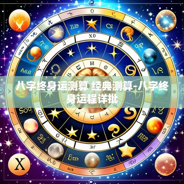 八字终身运测算 经典测算-八字终身运程详批
