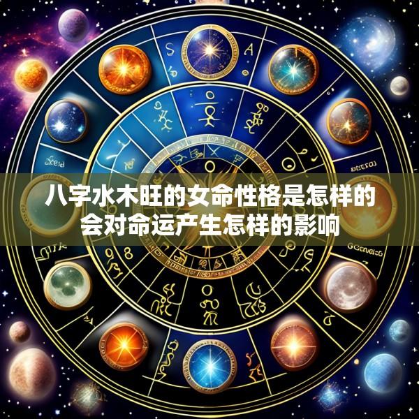 八字水木旺的女命性格是怎样的会对命运产生怎样的影响
