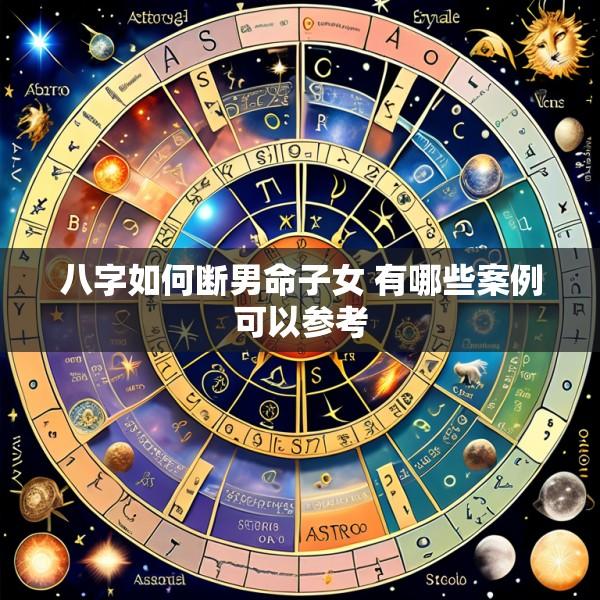 八字如何断男命子女 有哪些案例可以参考