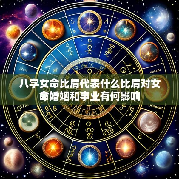 八字女命比肩代表什么比肩对女命婚姻和事业有何影响
