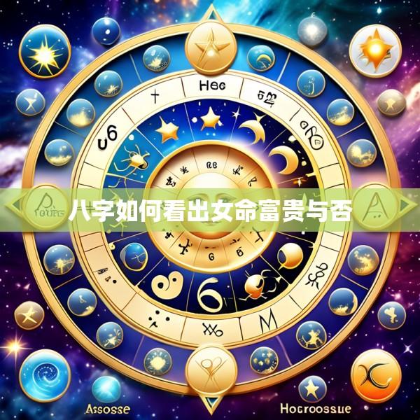 八字如何看出女命富贵与否