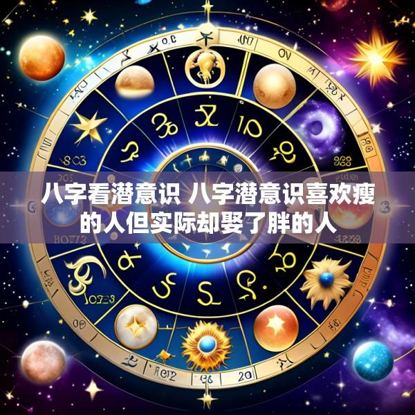 八字看潜意识 八字潜意识喜欢瘦的人但实际却娶了胖的人