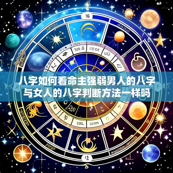 八字如何看命主强弱男人的八字与女人的八字判断方法一样吗