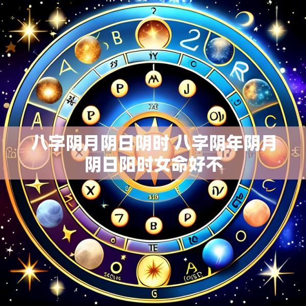 八字阴月阴日阴时 八字阴年阴月阴日阳时女命好不