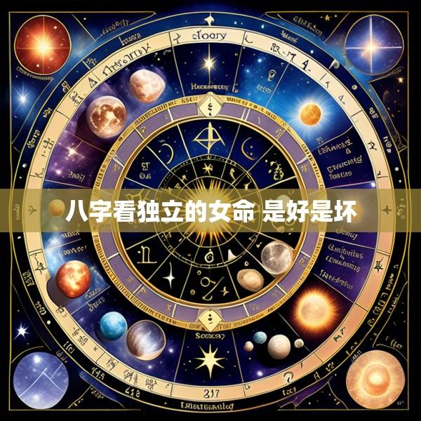 八字看独立的女命 是好是坏