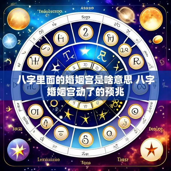 八字里面的婚姻宫是啥意思 八字婚姻宫动了的预兆