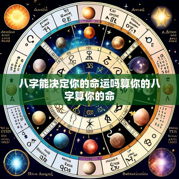 八字能决定你的命运吗算你的八字算你的命