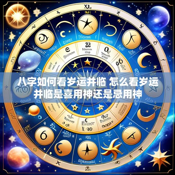 八字如何看岁运并临 怎么看岁运并临是喜用神还是忌用神