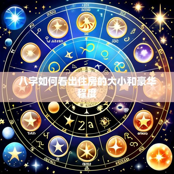 八字如何看出住房的大小和豪华程度