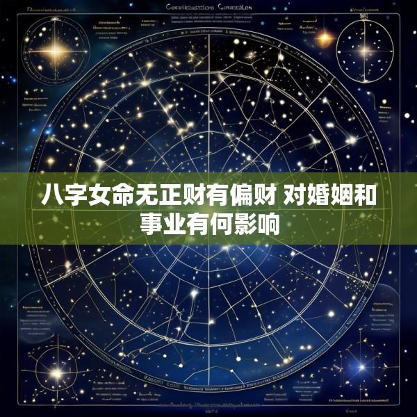 八字女命无正财有偏财 对婚姻和事业有何影响
