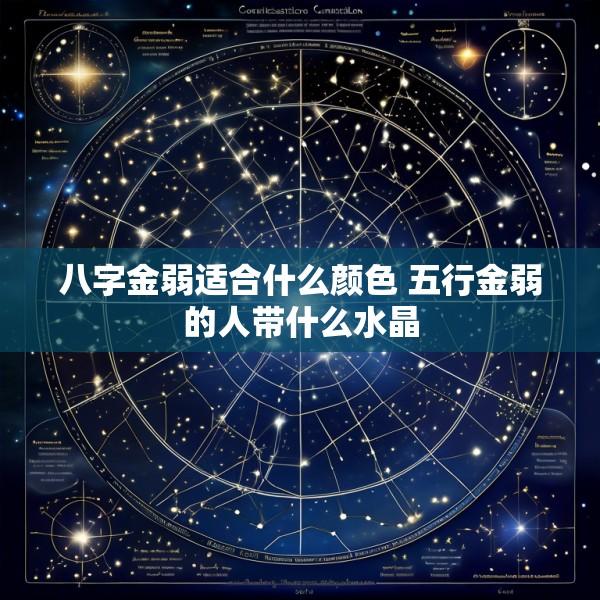 八字金弱适合什么颜色 五行金弱的人带什么水晶