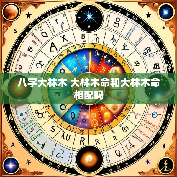 八字大林木 大林木命和大林木命相配吗
