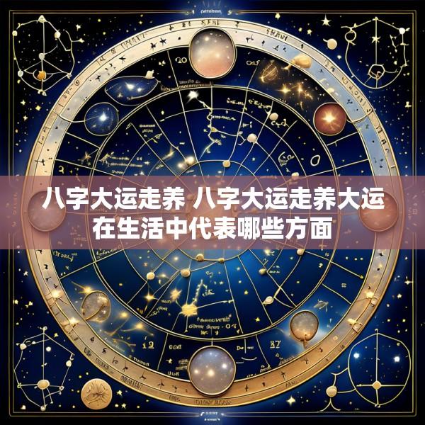 八字大运走养 八字大运走养大运在生活中代表哪些方面