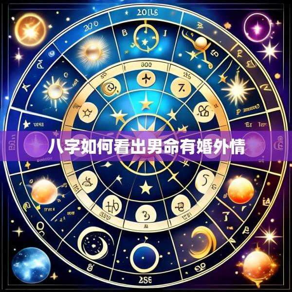 八字如何看出男命有婚外情
