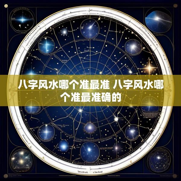 八字风水哪个准最准 八字风水哪个准最准确的