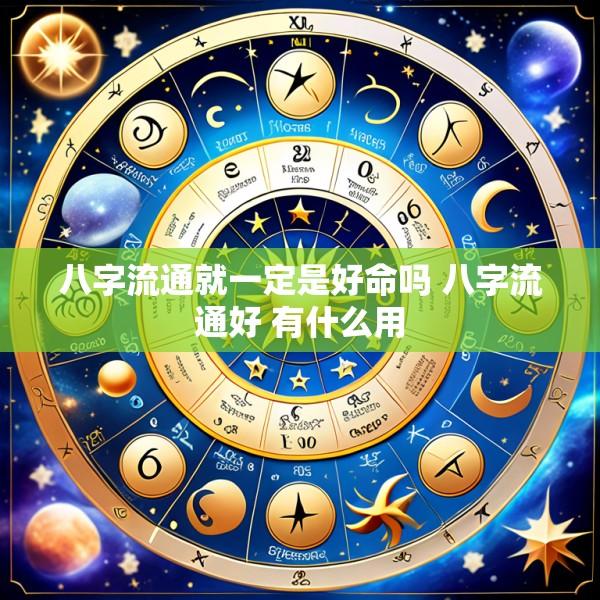 八字流通就一定是好命吗 八字流通好 有什么用
