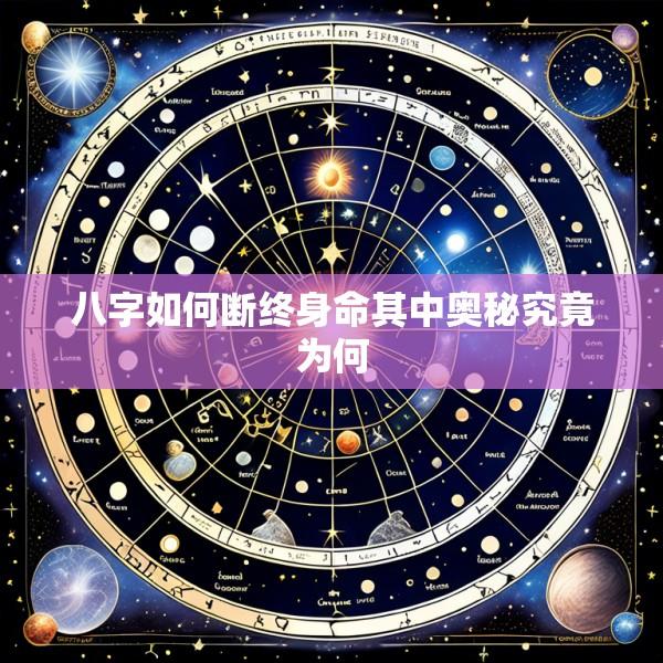 八字如何断终身命其中奥秘究竟为何