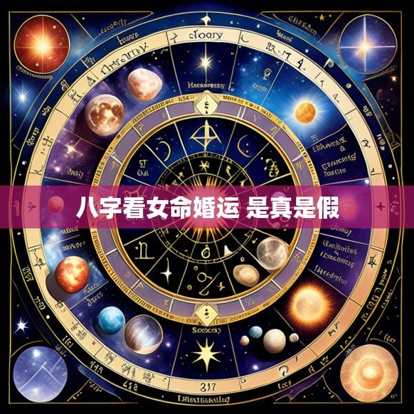 八字看女命婚运 是真是假