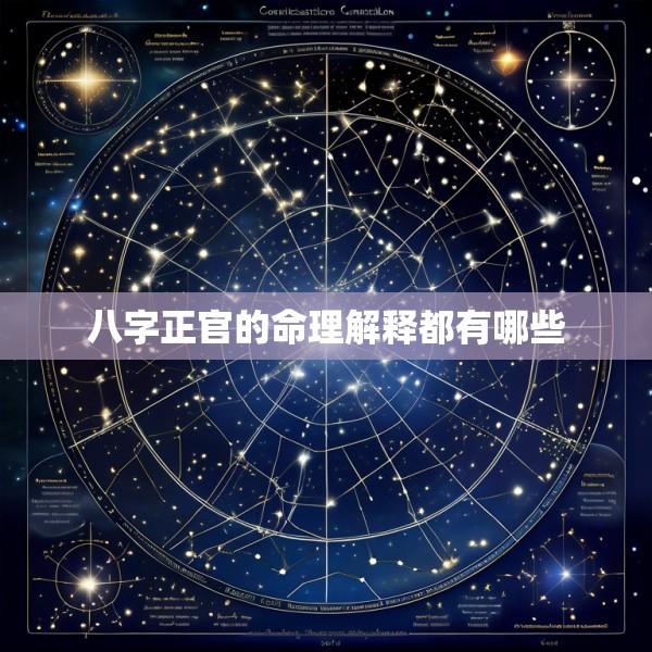 八字正官的命理解释都有哪些