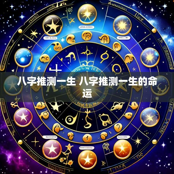八字推测一生 八字推测一生的命运