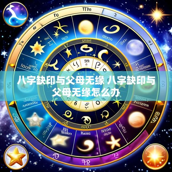 八字缺印与父母无缘 八字缺印与父母无缘怎么办