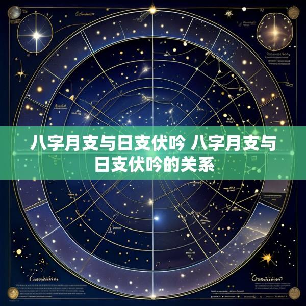 八字月支与日支伏吟 八字月支与日支伏吟的关系