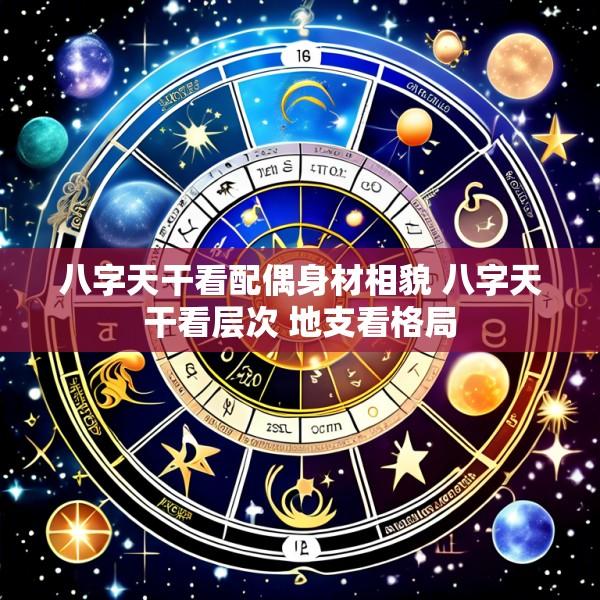 八字天干看配偶身材相貌 八字天干看层次 地支看格局