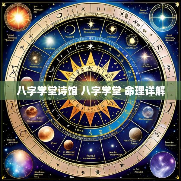 八字学堂诗馆 八字学堂 命理详解