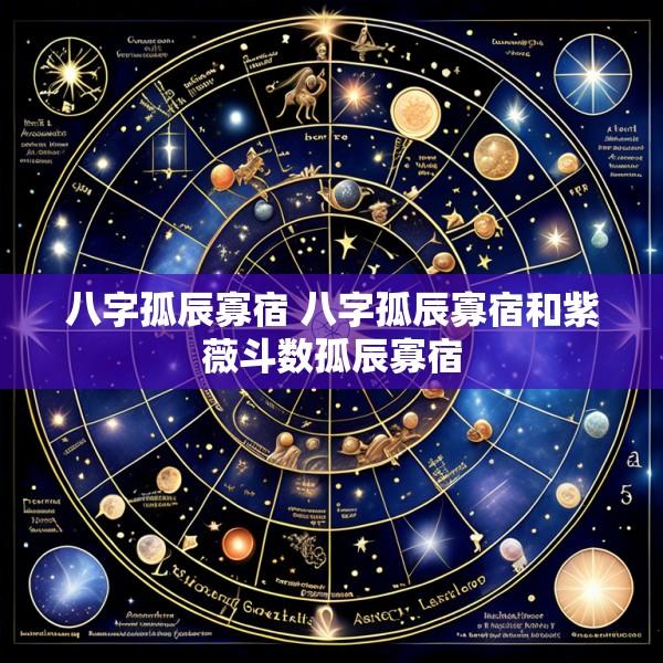 八字孤辰寡宿 八字孤辰寡宿和紫薇斗数孤辰寡宿