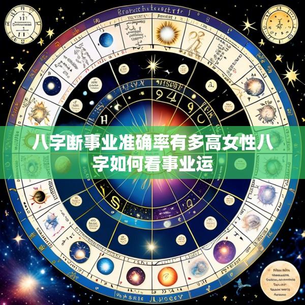 八字断事业准确率有多高女性八字如何看事业运