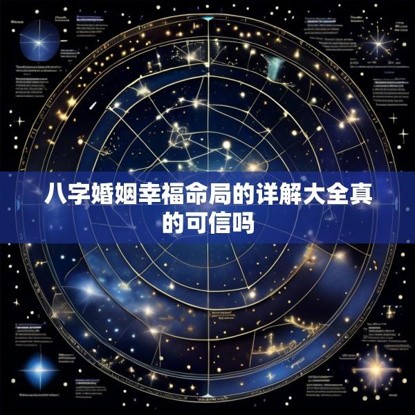 八字婚姻幸福命局的详解大全真的可信吗