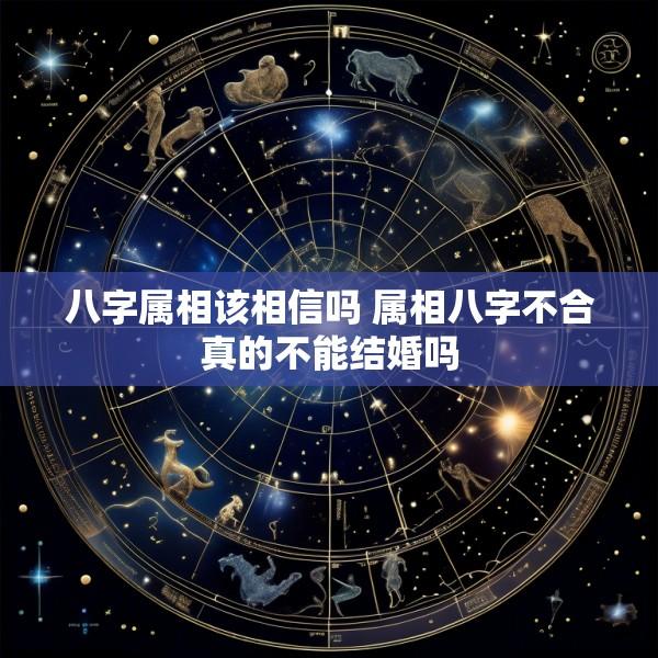 八字属相该相信吗 属相八字不合真的不能结婚吗