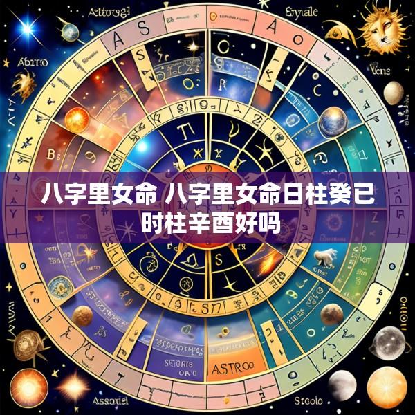 八字里女命 八字里女命日柱癸已 时柱辛酉好吗