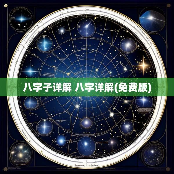 八字子详解 八字详解(免费版)