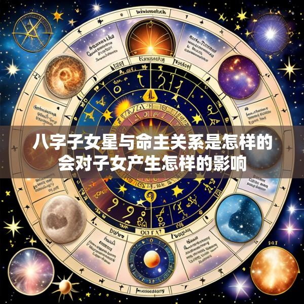 八字子女星与命主关系是怎样的会对子女产生怎样的影响