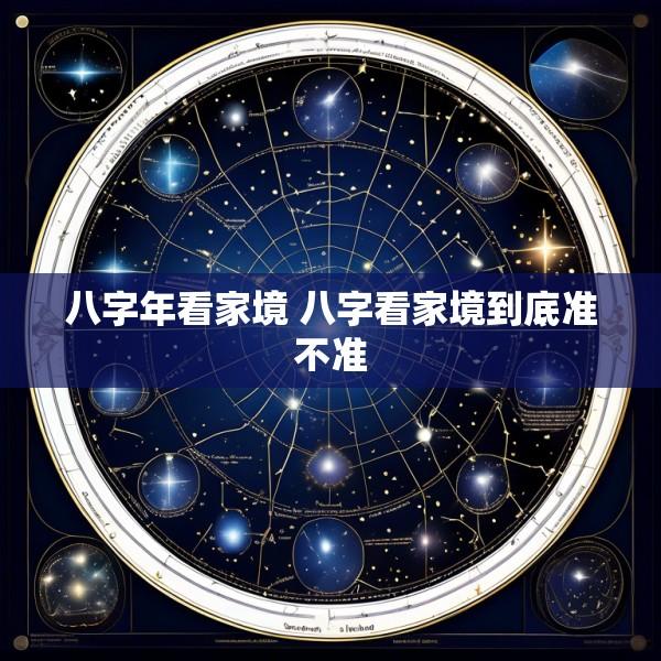八字年看家境 八字看家境到底准不准